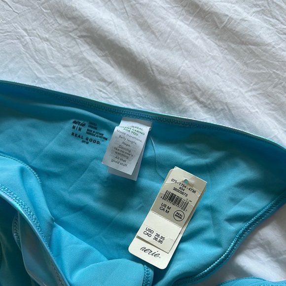 Aerie Shiny Blue Bikini Set - Picture 5 of 5